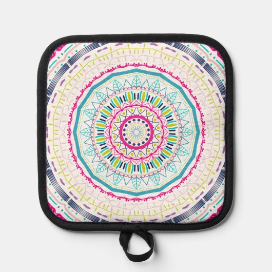 Manique mandala coloré (Recto)