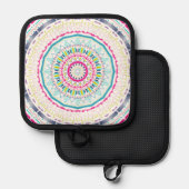 Manique mandala coloré (Recto/Verso)