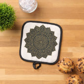 Manique Mandala d'or et de marine (De haut en bas)