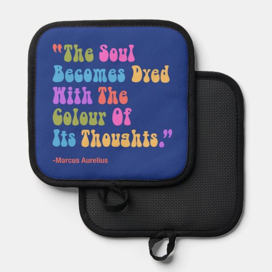Manique Marcus Aurelius Pensées Couleur Notre Âme (Recto/Verso)