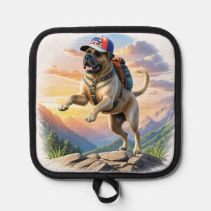 Manique Mastiff Dogue anglais en vacances à la montagne