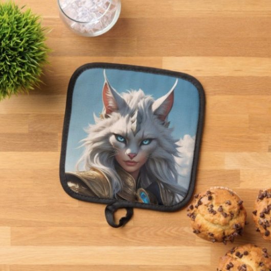 Manique Méchante Chatte aux Yeux Bleus