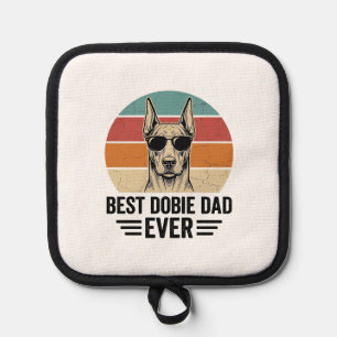 Manique Meilleur papa Dobie vintage Doberman T-shirt_1