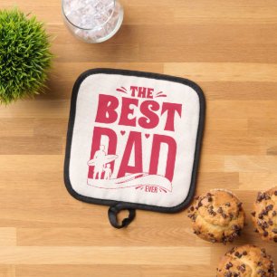 Manique Meilleur Papa du Monde – Silhouette de Papa et Enf
