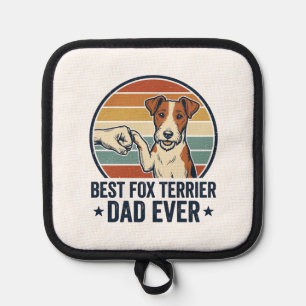 Manique Meilleur Papa Fox Terrier Vintage T-Shirt pour Amo
