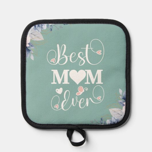Manique 'Meilleure maman Ever' élégant cadeau floral (Recto)