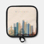Manique Melbourne, Australie | Ville Skyline (Recto)