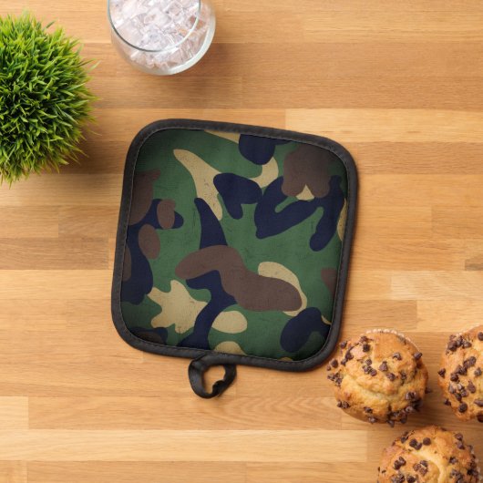 Manique Motif de camouflage militaire classique (De haut en bas)
