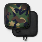 Manique Motif de camouflage militaire classique (Recto/Verso)