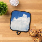 Manique Nuages dans un ciel bleu vif (De haut en bas)