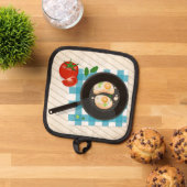 Manique OEufs au plat avec tomate et légumes (De haut en bas)