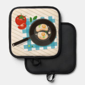 Manique OEufs au plat avec tomate et légumes (Recto/Verso)