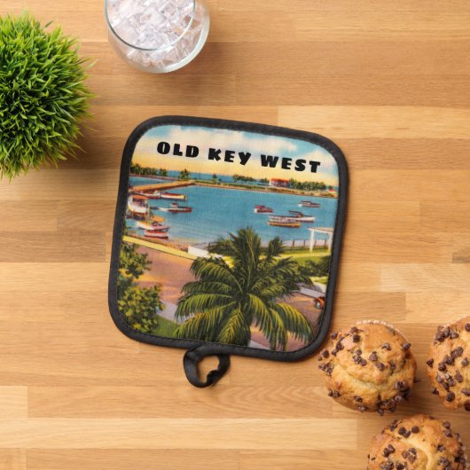 Manique Old Key West Floride avec Garrison Bight (De haut en bas)