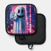 Manique Ondes et lumières urbaines verdoyantes (Recto/Verso)