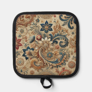 Manique Orné Vintage Brocade Motif 2