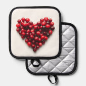 Manique Oven Mitt and Pot Holders (Recto/Verso)