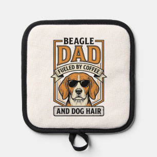 Manique Papa Beagle alimenté par le café et le maillot de