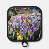 Manique Papillon Feuille d'or (Recto)