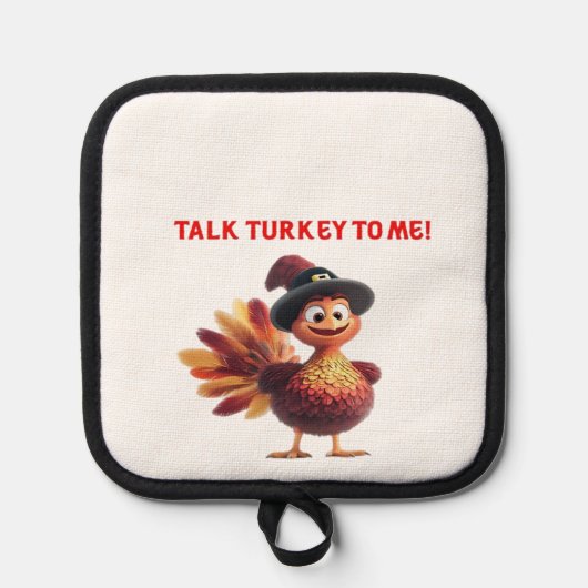 Manique Parle dinde à moi drôle de conception de Thanksgiv (Recto)