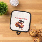 Manique Parle dinde à moi drôle de conception de Thanksgiv (De haut en bas)