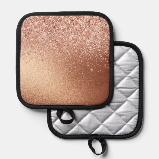 Manique Parties scintillant or Rose Glam (Recto/Verso)