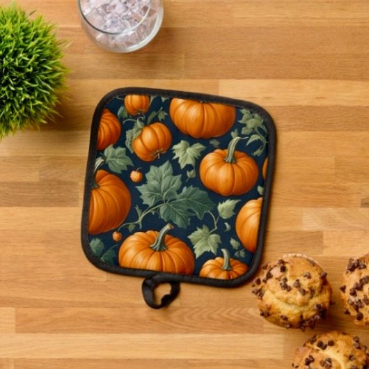 Manique Patch de citrouille feuillu