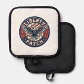 Manique Patch de liberté patriotique Broderie (Recto/Verso)