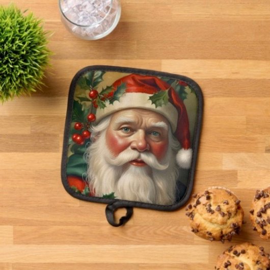 Manique Père Noël avec gui