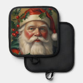 Manique Père Noël Avec Mistletoe (Recto/Verso)