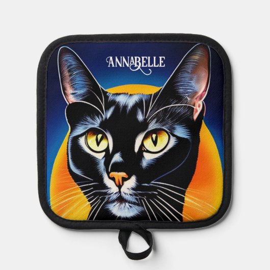 Manique Personnaliser le chat noir (Recto)