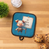Manique Pig - Eat More People Oven Mitt (De haut en bas)