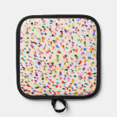 Manique Points Motif coloré Abstrait (Recto)