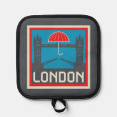 Manique Pont de Londres avec parapluie (Recto)