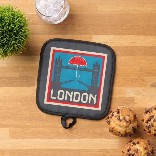 Manique Pont de Londres avec parapluie (De haut en bas)