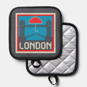 Manique Pont de Londres avec parapluie (Recto/Verso)