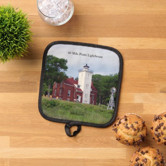 Manique Porte-pot 40 Mile Point Lighthouse (De haut en bas)