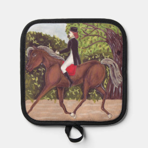 Manique Porte-pot Cheval de Dressage Équitation Sportive A
