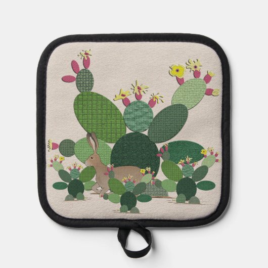 Manique Porte-pot de cactus calico (Recto)