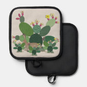 Manique Porte-pot de cactus calico (Recto/Verso)