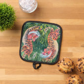 Manique Porte-pot tigre (De haut en bas)