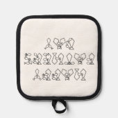 Manique Porte-pots et Mitt au four (Recto)