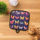 Manique Porte-thème papillon, joli papillon (De haut en bas)