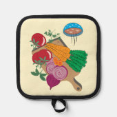 Manique Pot Pot Jaune Soupe de légumes (Recto)