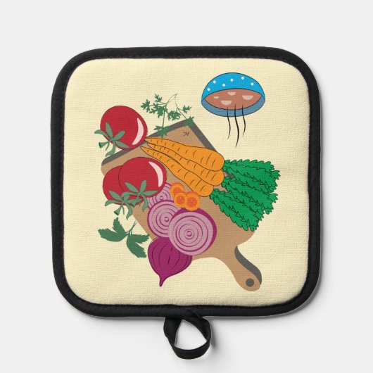 Manique Pot Pot Jaune Soupe de légumes (Recto)