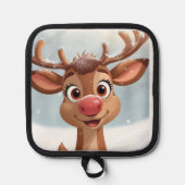 Manique Potholder with Christmas design (Recto)