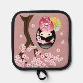 Manique Poupée Kokeshi Printemps - Cute Geisha Japonais en (Recto)