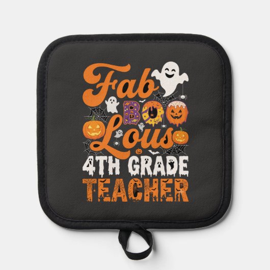 Manique Prof enseignant de 4e année Halloween Fab-BOO-Luxu (Recto)