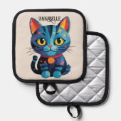 Manique Rainbow Kitty Personnalisez (Recto/Verso)