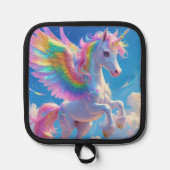 Manique Rainbow Winged Prancing Unicorn (Recto)