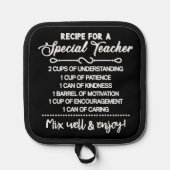 Manique Recette Inspirante Pour Un Enseignant Spécial (Recto)